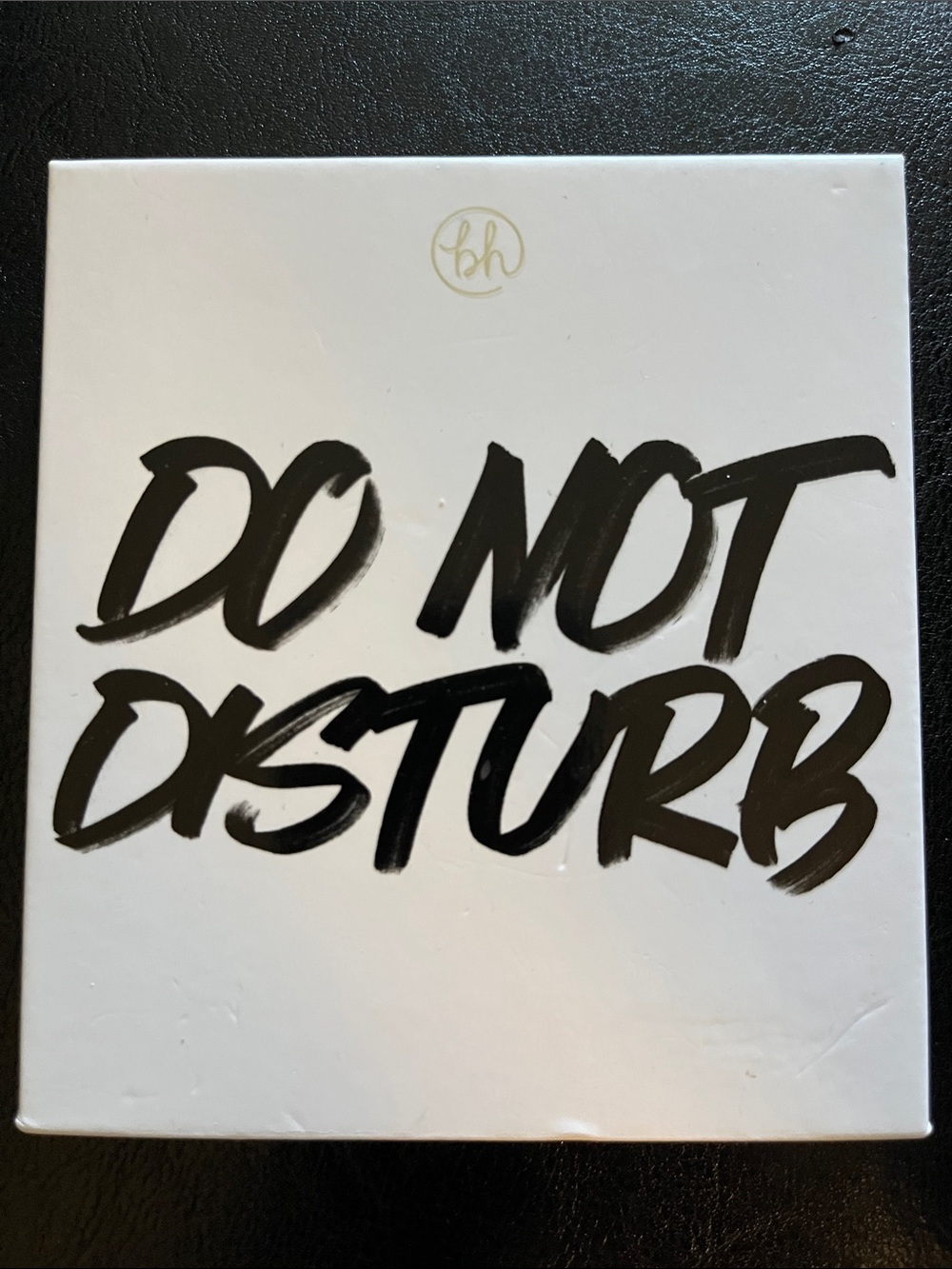 BH Cosmetics Do Not Disturb Eyeshadow Palette — White & Black